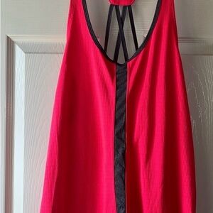 3/$15 Bundle sale Avia Black and Orange WorkOut Sleeveless Razorback Tank Top